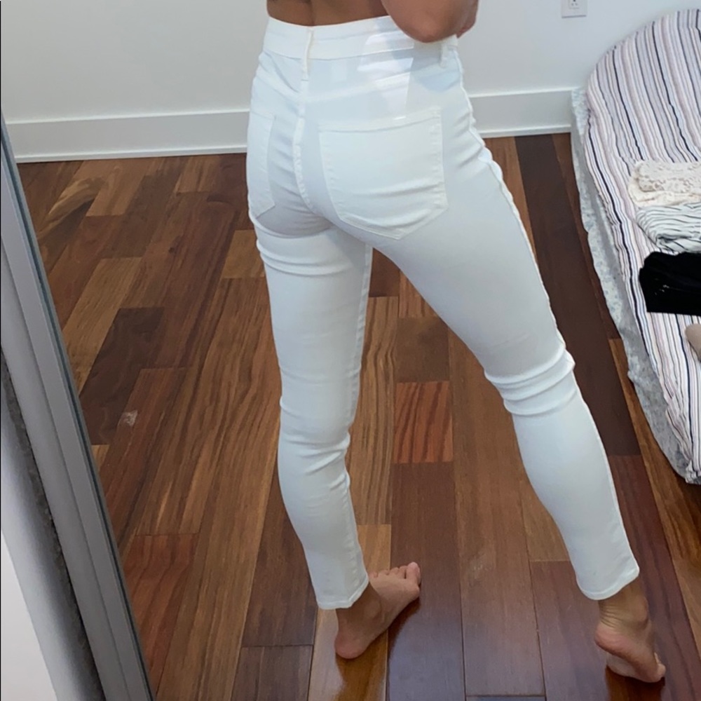 White jeans